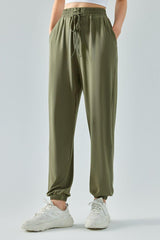 Tie Waist Sports Pants - 808Lush