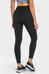 High Waist Ankle-Length Yoga Leggings with Pockets - 808Lush