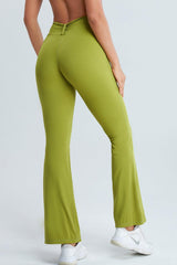 Ruched High Waist Active Pants - 808Lush