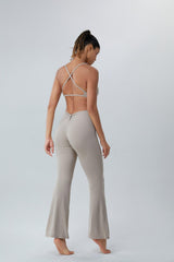 Ruched High Waist Active Pants - 808Lush