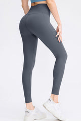 Slim Fit Wide Waistband Long Sports Pants - 808Lush