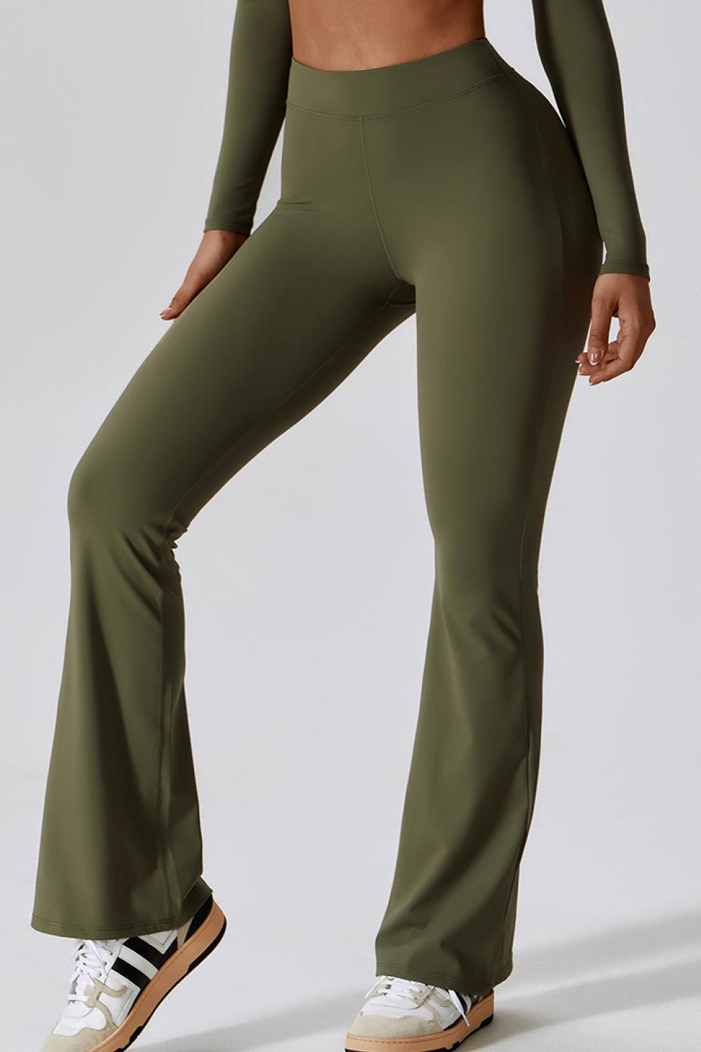 Slim Fit High Waist Long Sports Pants - 808Lush