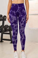 Tie-Dye High Waist Active Leggings - 808Lush