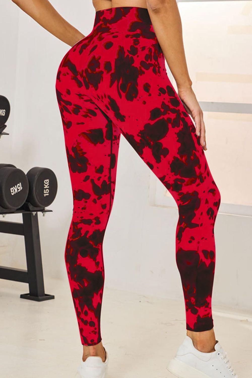 Tie-Dye High Waist Active Leggings - 808Lush