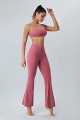 Ruched High Waist Active Pants - 808Lush