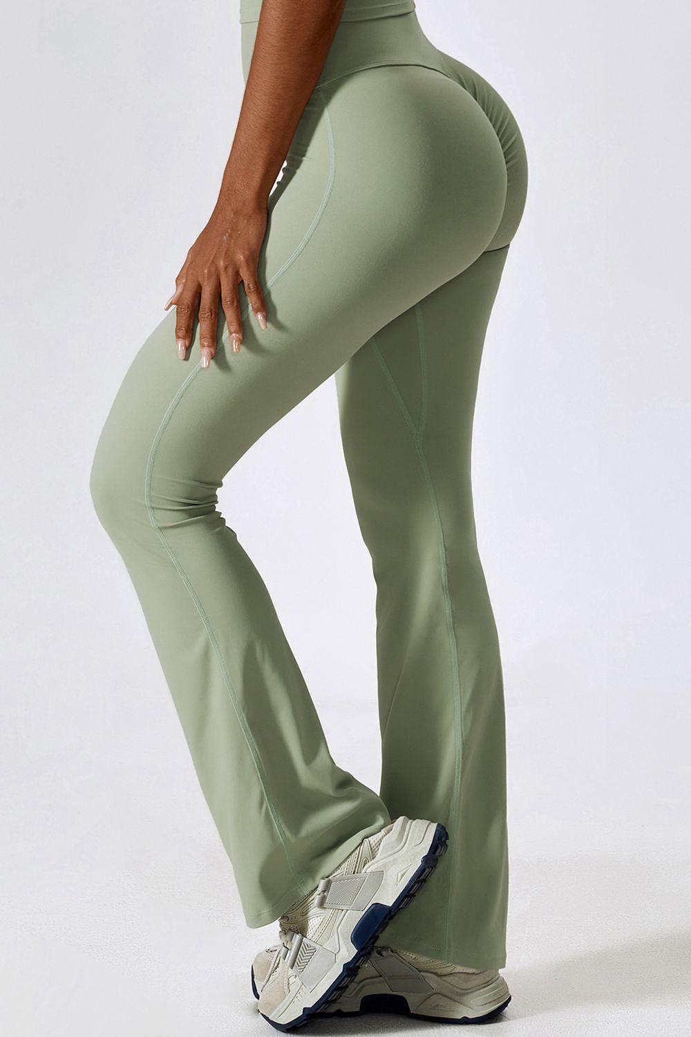 Wide Waistband Sports Pants - 808Lush