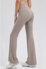 High Waist Straight Active Pants - 808Lush