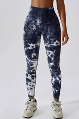 High Waist Tie-Dye Long Sports Pants - 808Lush