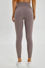 Wide Seamless Band Waist Sports Leggings - 808Lush