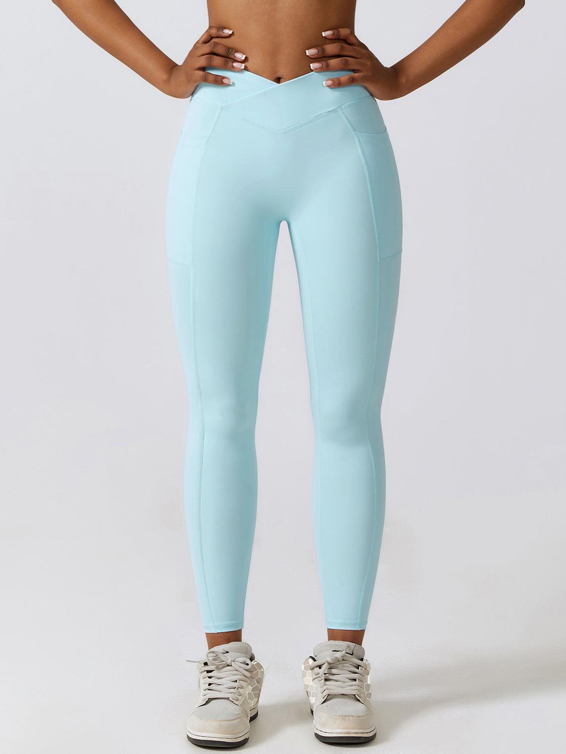 Wide Waistband Active Leggings - 808Lush