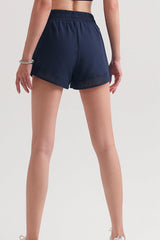 Smocked Waist Sports Shorts - 808Lush