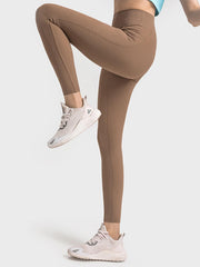 Wide Waistband Active Leggings - 808Lush