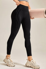 Wide Waistband Long Active Pants - 808Lush