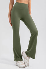 High Waist Straight Active Pants - 808Lush