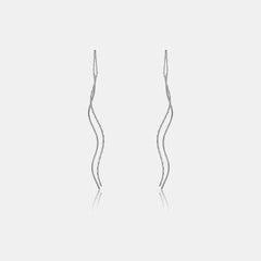 925 Sterling Silver Threader Earrings - 808Lush