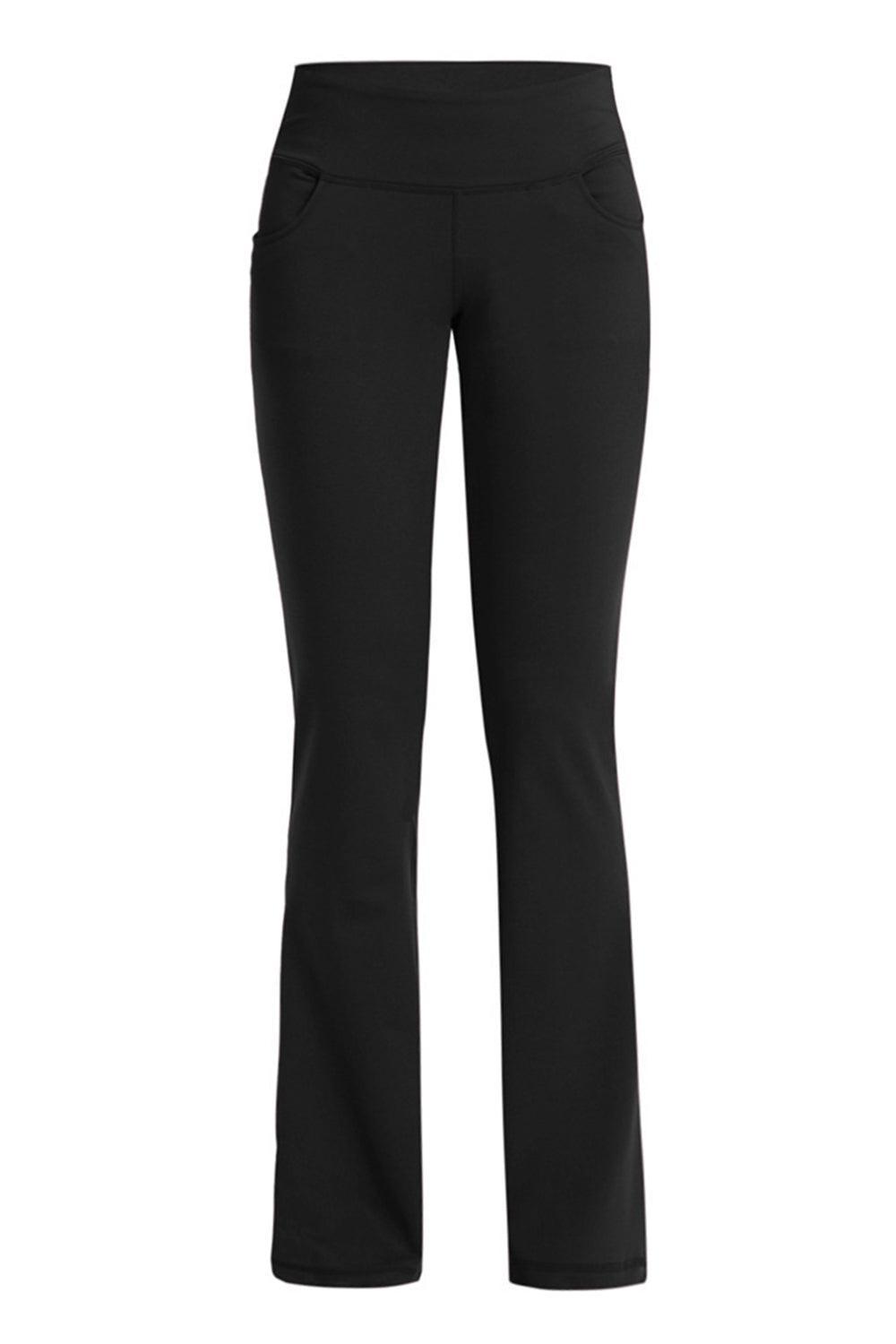 Pocketed High Waist Active Pants - 808Lush