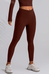 High Waist Active Leggings with Pockets - 808Lush