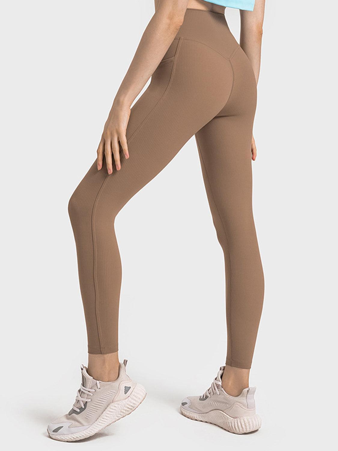 Wide Waistband Active Leggings - 808Lush