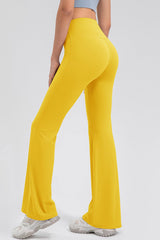 High Waist Straight Active Pants - 808Lush