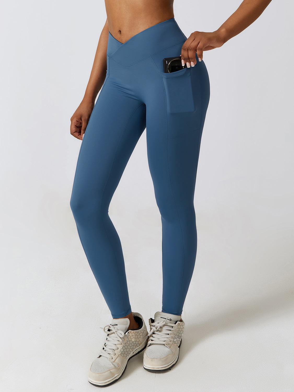 Wide Waistband Active Leggings - 808Lush