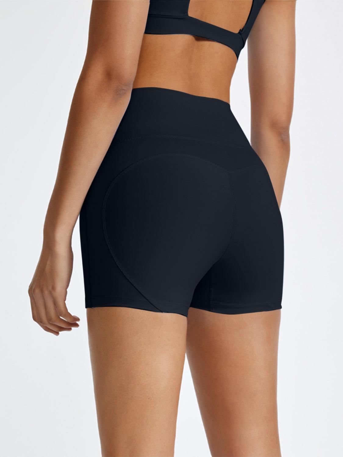 High Waist Active Shorts - 808Lush