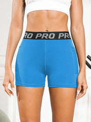 Elastic Waist Active Shorts with Pockets - 808Lush