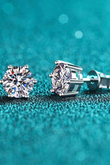 Adored Moissanite Stud Earrings - 808Lush