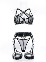 Lingerie Sets erotic hollow backless - 808Lush