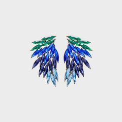 Alloy Acrylic Wing Earrings - 808Lush