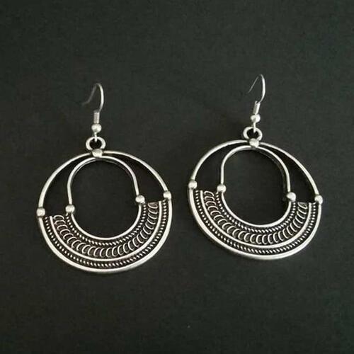 Alloy Geometric Dangle Earrings - 808Lush