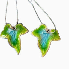 Alloy Leaf Drop Earrings - 808Lush