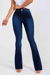 Buttoned Long Jeans - 808Lush