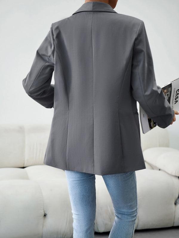 Elegant commuter double-breasted ladies blazer - 808Lush