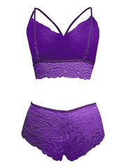 European and American sexy lingerie set with lace - 808Lush