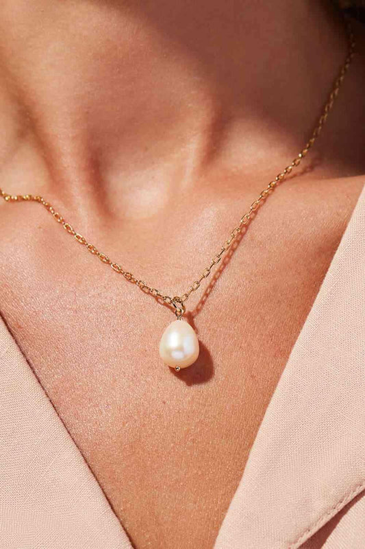 Freshwater Pearl Pendant Necklace - 808Lush