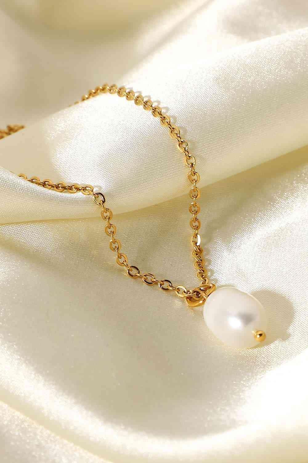 Freshwater Pearl Pendant Necklace - 808Lush