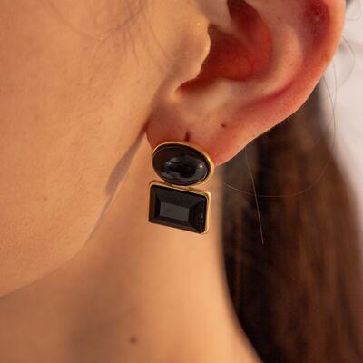 Geometric Stainless Steel Earrings - 808Lush