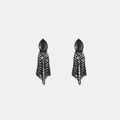 Geometric Zircon Alloy Earrings - 808Lush