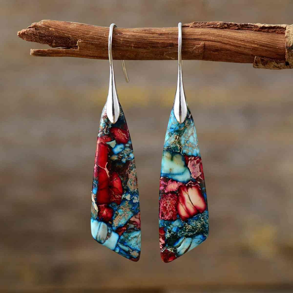 Geometrical Shape Dangle Earrings - 808Lush