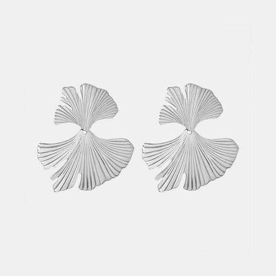 Ginkgo Biloba Design Stud Earrings - 808Lush