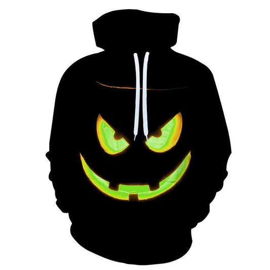 Halloween digital print men's long-sleeved sweatshirt - 808Lush