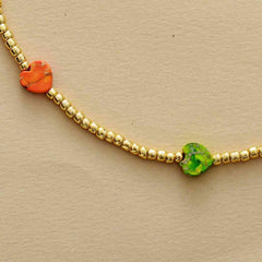 Heart Shape Natural Stone Necklace - 808Lush