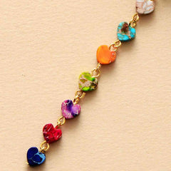 Heart Shape Natural Stone Necklace - 808Lush