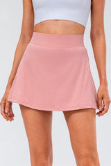 High Waist Pleated Active Skirt - 808Lush