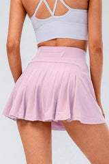 High Waist Pleated Active Skirt - 808Lush