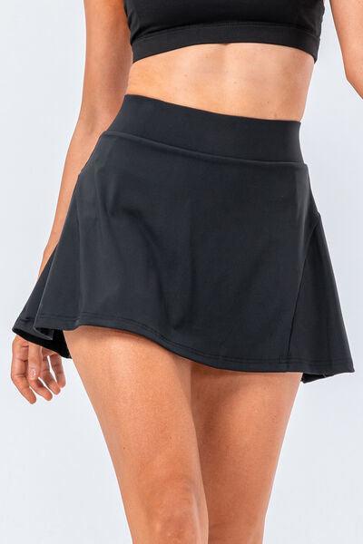 High Waist Pleated Active Skirt - 808Lush