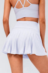 High Waist Pleated Active Skirt - 808Lush