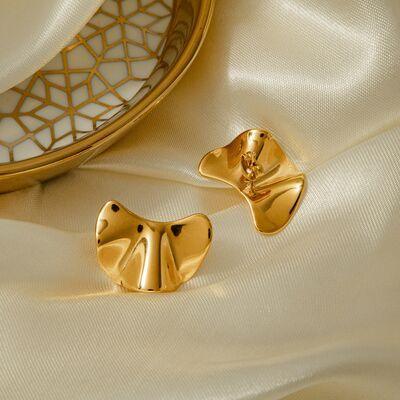 Irregular 18K Gold-Plated Earrings - 808Lush