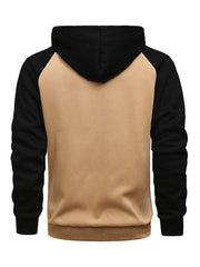 Men's hoodie zipper cardigan plus fleece - 808Lush