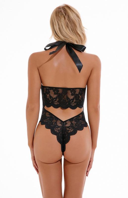 Ladies Sexy Lace night jumpsuit - 808Lush